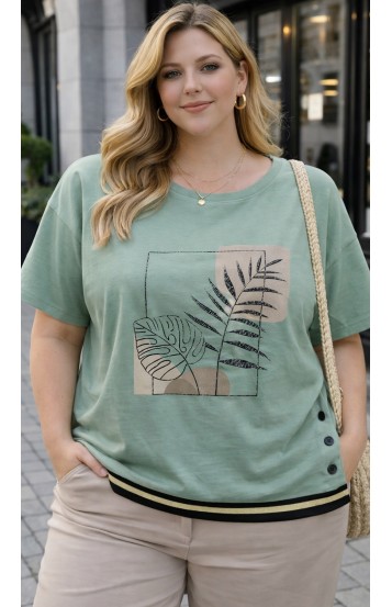 Лайви футболка мятная