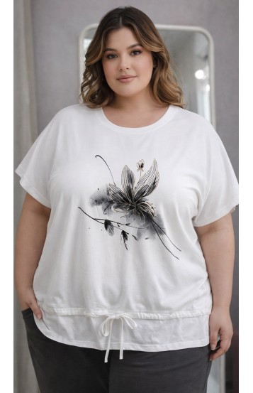 Дайли футболка белая