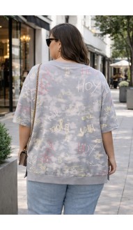 Ренви футболка серая