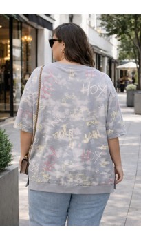 Ренви футболка серая