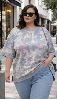 Ренви футболка серая