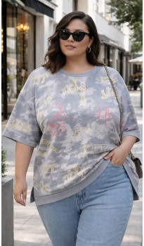 Ренви футболка серая