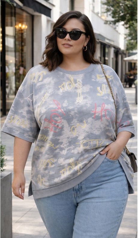 Ренви футболка серая