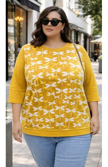 Триус футболка желтая 