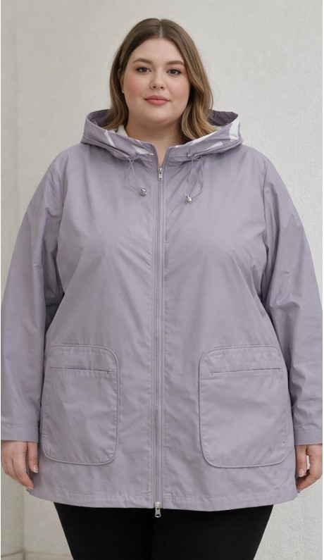 Шилзи ветровка лавандовая двусторонняя