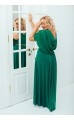 Трина платье в пол светлый изумруд в наличии