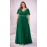 Трина платье в пол светлый изумруд в наличии