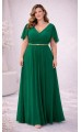 Трина платье в пол светлый изумруд в наличии