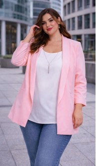 Лоис пиджак розовый