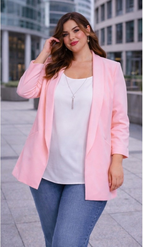 Лоис пиджак розовый