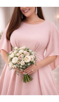 Элария платье в пол светлая пенка в наличии