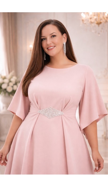 Элария платье в пол светлая пенка