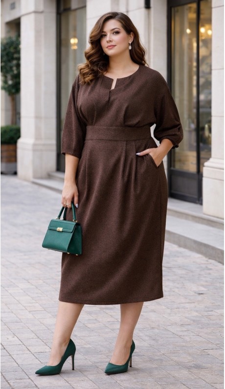 Элиста платье шоколадное