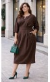 Элиста платье шоколадное