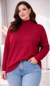 Милрет водолазка малиновая