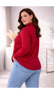 Милрет водолазка малиновая