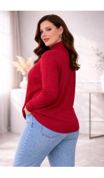 Милрет водолазка малиновая