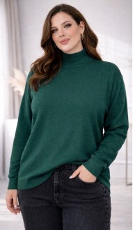 Милрет водолазка изумрудная