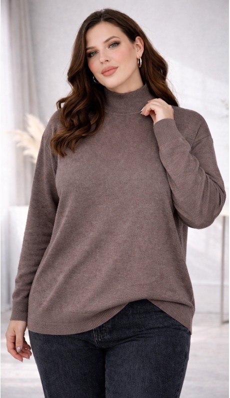 Милрет водолазка капучино