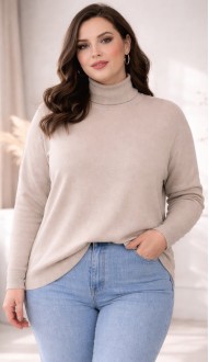 Лаерта водолазка бежевая