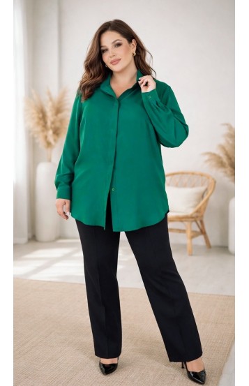 Виона блузка зеленая