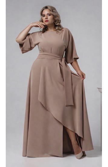 Корса платье в пол капучино в наличии