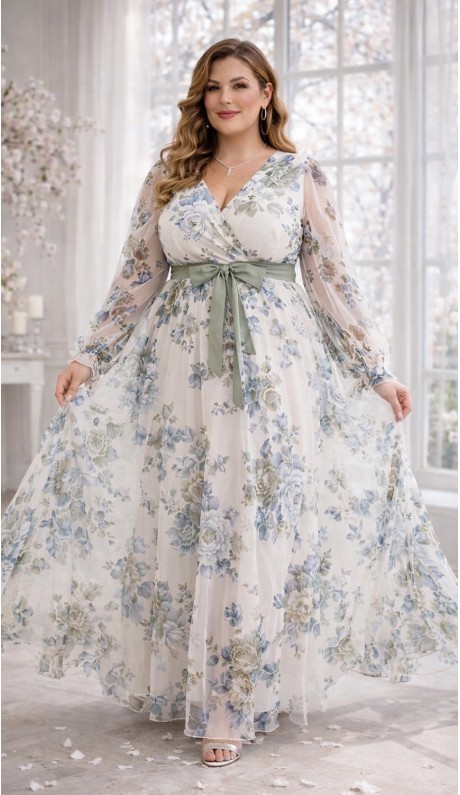 Аделина платье белое с ментолом