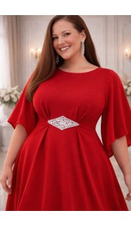 Элария платье в пол красное