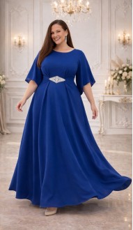 Элария платье в пол электрик