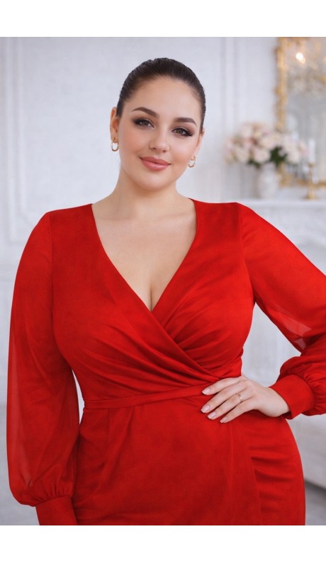 Дарна платье красное