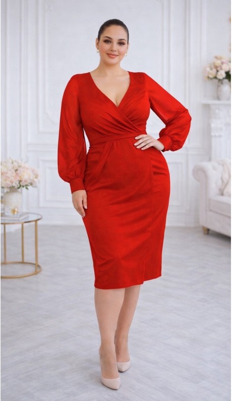 Дарна платье красное