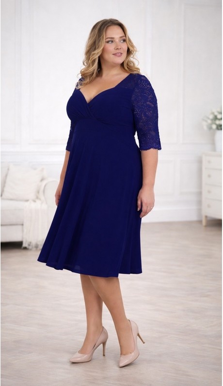 Авилен платье темно-синее