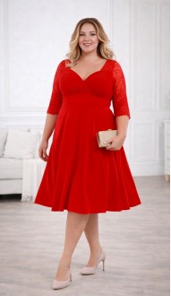 Авилен платье красное