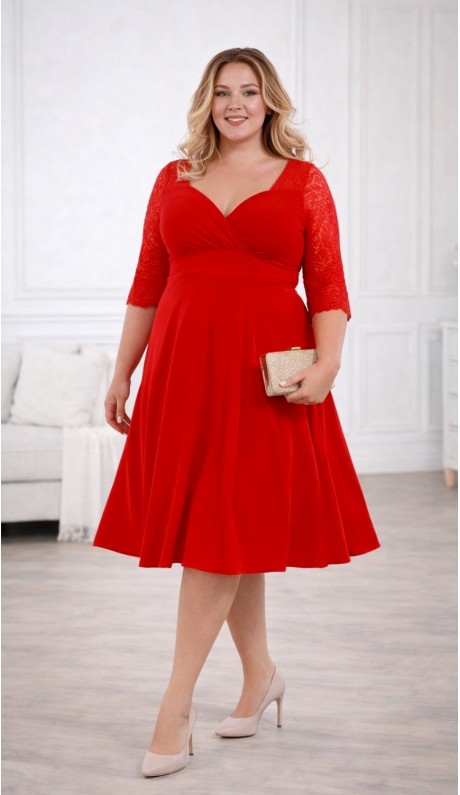 Авилен платье красное