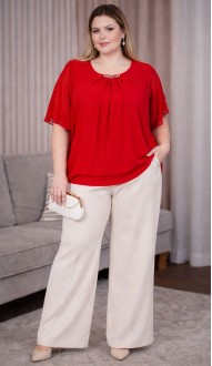 Кристин блуза красная