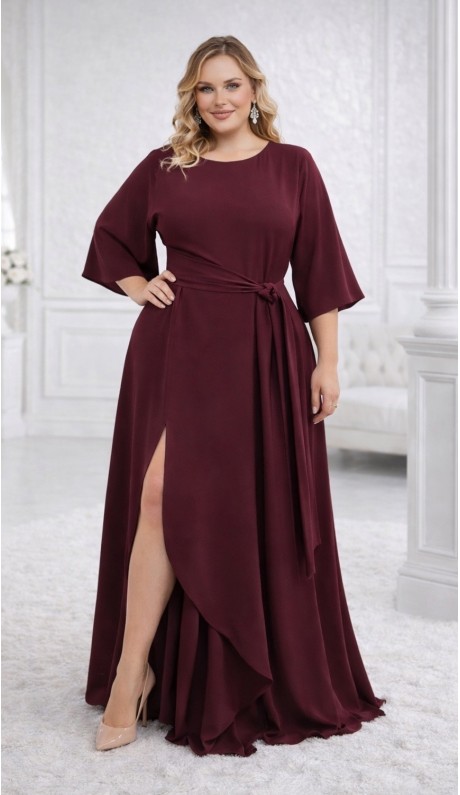 Корса платье в пол бордовое в наличии