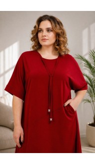 Юрия платье вишневое в наличии