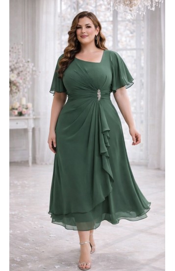 Лиззи платье эвкалипт