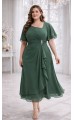 Лиззи платье эвкалипт