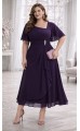 Лиззи платье темно-фиолетовое