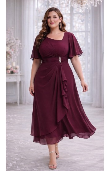 Лиззи платье бургунди