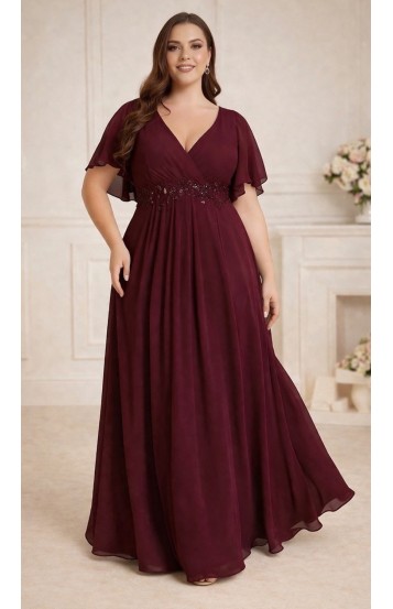 Алисанта платье в пол бургунди в наличии