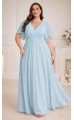 Алисанта платье в пол небесно-голубое