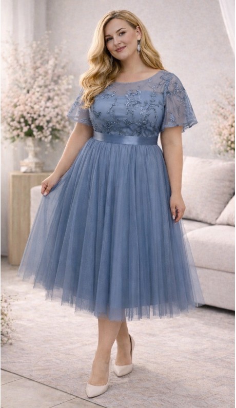 Катрин платье индиго