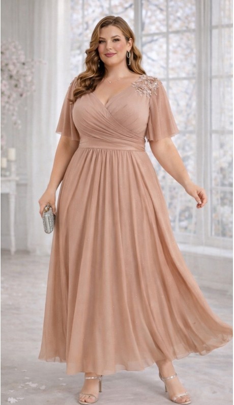 Иолана платье в пол бежевое