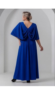 Трина 03 платье в пол электрик