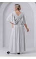Трина 03 платье в пол светло-серое
