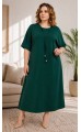 Юрия платье темно-изумрудное