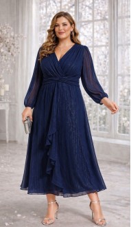 Илина платье темно-синее
