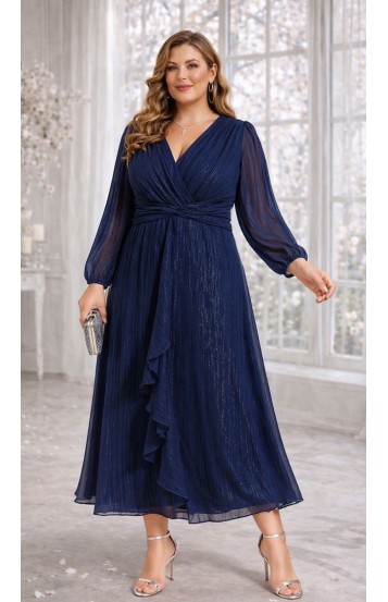 Илина платье темно-синее
